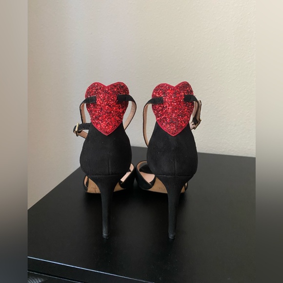 kate spade Shoes - Kate Spade Heels Red Sequin Hearts